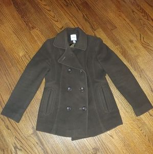 Chocolate Brown Peacoat